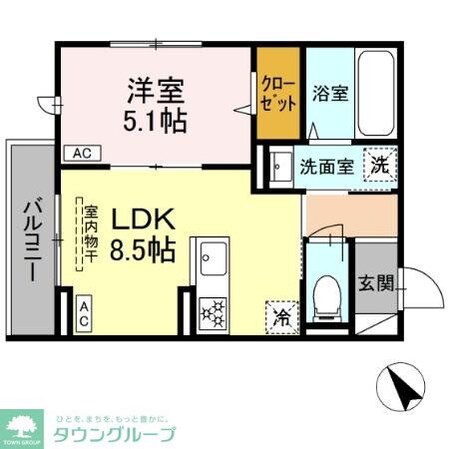 Maison Cocoruの物件間取画像